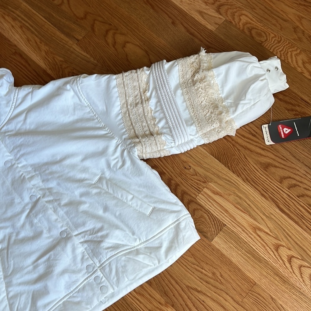 NWT Free People Solstice Bomber Size XS Color White - Picture 8 of 17